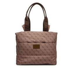 Torebka Guess. Brązowe torebki klasyczne Guess, z aplikacjami, bez dodatków. Za 299.99 zł.