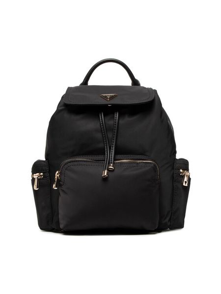 Guess Plecak Eco Gemma HWEYG8 39532 Czarny. Czarne plecaki Guess, z aplikacjami, z materiału, bez dodatków. Za 329.99 zł.