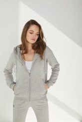 BLUZA NICOLE SZARY MELANŻ XS - Flawless. Szare bluzy Flawless, s, bez wzorów, z bawełny, bez ramiączek, z kapturem. Za 397.00 zł.