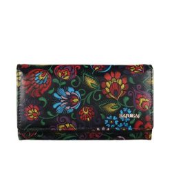 Duży portfel damski BajuBaj ze skóry licowej z biglem PD1602s169 RFID. Niebieskie portfele bez wzorów, ze skóry. Za 171.00 zł.