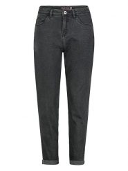 Sublevel Dżinsy - Mom fit - w kolorze czarnym rozmiar: S. Czarne jeansy Sublevel, s, z aplikacjami, z bawełny, klasyczne. Za 88.23 zł.