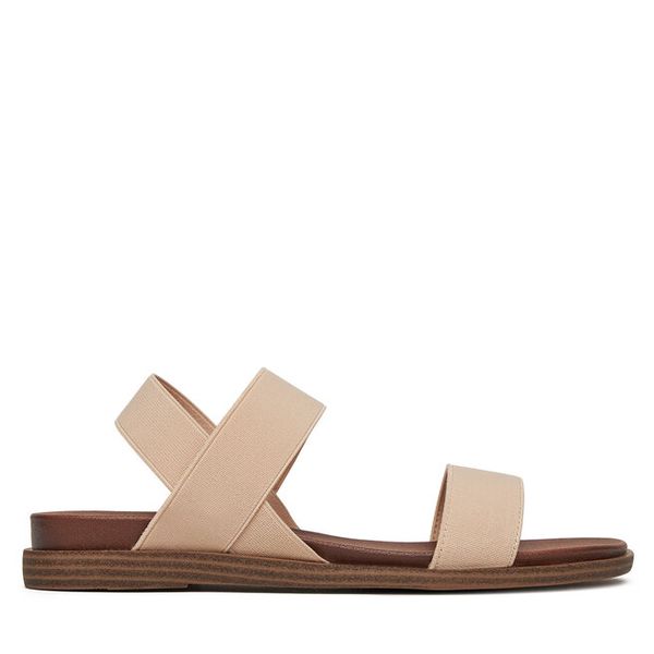 Sandały Clara Barson. Brązowe sandały Clara Barson, bez wzorów, bez obcasa, na płaskiej podeszwie, bez zapięcia. Za 79.99 zł.