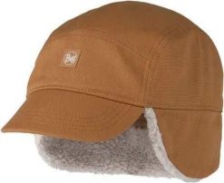 Czapka zimowa unisex Buff Fall Line Cap. Brązowe czapki zimowe Buff, bez wzorów, z bawełny. Za 219.90 zł.