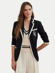 LAUREN RALPH LAUREN Marynarka 200936101002 Czarny Straight Fit. Czarne marynarki i żakiety Lauren Ralph Lauren, bez wzorów, z syntetyku, bez ramiączek. Za 1,219.00 zł.