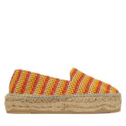 Espadryle Manebi. Brązowe espadryle Manebi, bez wzorów, bez obcasa. Za 579.99 zł.