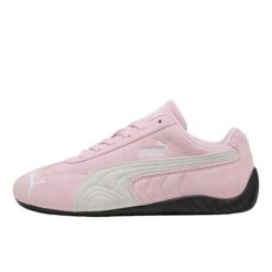 Buty do chodzenia dla dorosłych Puma Speedcat OG Pink White. Białe buty treningowe Puma, bez wzorów, ze skóry, bez zapięcia, trekkingowe. Za 837.99 zł.