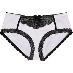 Figi "panty" bonprix ecru-czarny. Bokserki damskie bonprix. Za 34.99 zł.