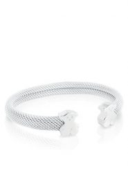 TOUS Bransoletka Mesh 1003962070 Srebrny. Szare bransoletki tous, srebrne. Za 799.99 zł.