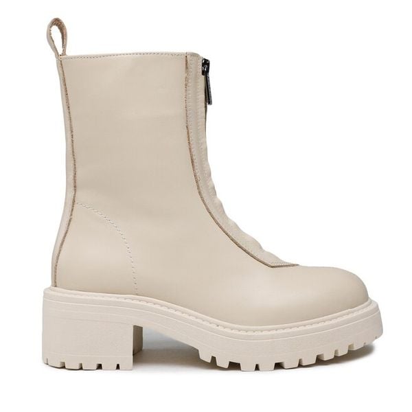 Botki Badura. Brązowe botki Badura, bez wzorów, bez obcasa, na płaskiej podeszwie, bez zapięcia. Za 399.99 zł.