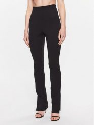 Pinko Spodnie materiałowe 100542 A0HM Czarny Regular Fit. Czarne spodnie materiałowe Pinko, bez wzorów, z materiału. Za 589.99 zł.