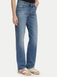 Tommy Jeans Jeansy Sophie DW0DW23581 Niebieski Straight Fit. Niebieskie jeansy Tommy Jeans, bez wzorów, z bawełny. Za 329.99 zł.