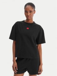 HUGO T-Shirt Signature 50556807 Czarny Regular Fit. Czarne t-shirty Hugo, m, bez wzorów, z bawełny, bez kołnierzyka, bez ramiączek. Za 209.99 zł.