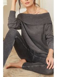 LA Angels Sweter w kolorze antracytowym rozmiar: S. Czarne swetry LA Angels, s, bez wzorów, bez ramiączek. Za 170.07 zł.