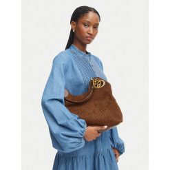 Torebka Liu Jo. Brązowe torebki klasyczne Liu Jo, bez wzorów, klasyczne, bez dodatków. Za 679.99 zł.