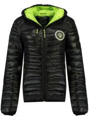 Geographical Norway Kurtka pikowana "Bambway" w kolorze czarnym rozmiar: M. Czarne kurtki Geographical Norway, m, bez wzorów, bez kaptura. Za 145.26 zł.