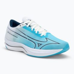 Buty do biegania damskie Mizuno Wave Rebellion Sonic 2. Białe buty do biegania Mizuno, bez wzorów, bez zapięcia, do biegania, mizuno wave. Za 579.99 zł.