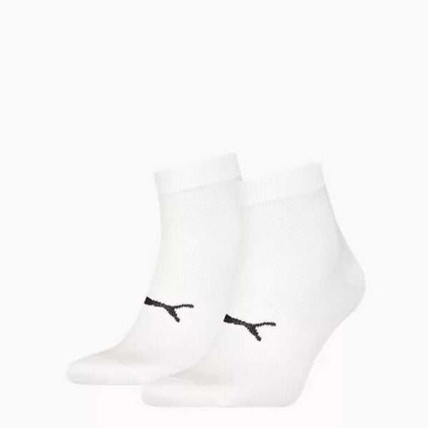 Puma Skarpety Sport Light Quarter 2-Pack 93890402. Białe skarpetki Puma, bez wzorów, z tkaniny. Za 49.99 zł.
