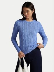 Polo Ralph Lauren Sweter 211971869009 Niebieski Slim Fit. Niebieskie swetry Polo Ralph Lauren, xl, bez wzorów, bez ramiączek. Za 949.99 zł.