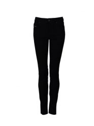 Diesel Jeansy "Sandy" | 00SFXN069EI | Kobieta | Czarny. Czarne jeansy Diesel, s, bez wzorów, z bawełny, eleganckie. W wyprzedaży za 369.00 zł.