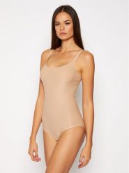 Chantelle Body Soft Stretch C10680 Beżowy. Brązowe body i gorsety Chantelle, bez wzorów, z syntetyku, bez ramiączek. Za 109.99 zł.