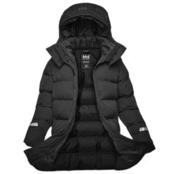 Parka damska Helly Hansen aden winter. Czarne płaszcze Helly Hansen, na zimę, bez wzorów, eleganckie, bez kaptura. Za 1,130.65 zł.