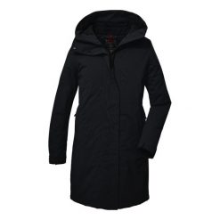 Parka damska z kapturem Killtec GW 73. Czarne płaszcze GIGA DX, na zimę, m, bez wzorów, z materiału, z kapturem. Za 755.55 zł.