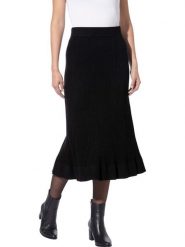 Heine Spódnica dzianinowa w kolorze czarnym rozmiar: 44. Czarne spódnice Heine, bez wzorów, z dzianiny, midi. Za 78.99 zł.