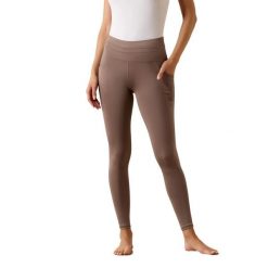 Damskie legginsy jeździeckie z pełną przyczepnością Ariat Eos 2.0. Brązowe legginsy Ariat, bez wzorów, z materiału, eleganckie. Za 422.50 zł.