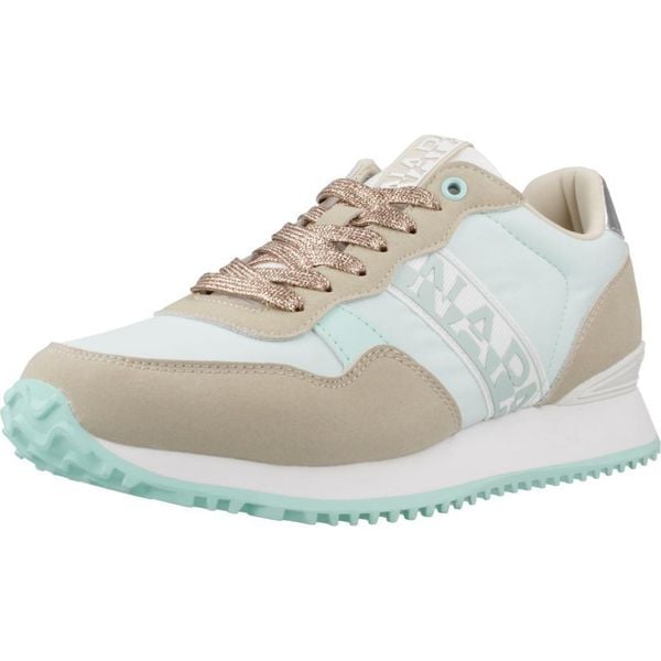 Buty NAPAPIJRI NP0A4I7S Niebieski. Niebieskie buty trekkingowe Napapijri, bez wzorów, z syntetyku, bez zapięcia, trekkingowe. Za 322.99 zł.
