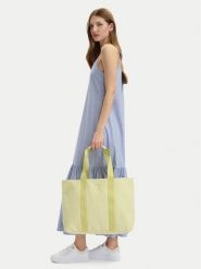 HUGO Torebka 50563013 Beżowy. Brązowe torebki klasyczne Hugo, bez wzorów, z materiału, bez dodatków. Za 449.99 zł.