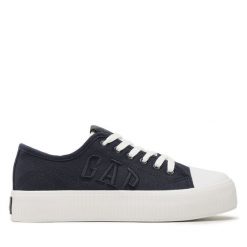 Trampki Gap. Niebieskie trampki GAP, bez wzorów, bez zapięcia. Za 199.99 zł.