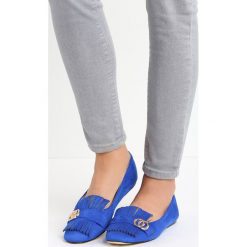 Kobaltowe Mokasyny Tivik. Mokasyny marki Born2be. Za 44.99 zł.