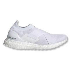 Buty do chodzenia damskie Adidas Ultraboost Slip On Dna. Białe buty do biegania adidas, bez wzorów, bez zapięcia, do biegania. Za 451.99 zł.
