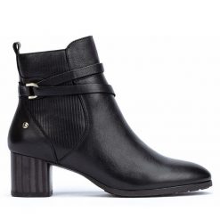 Botki Pikolinos. Czarne botki Pikolinos, bez wzorów, bez obcasa, na słupku, bez zapięcia. Za 549.99 zł.