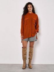Apricot Bluzka w kolorze pomarańczowym rozmiar: S. Pomarańczowe bluzki Apricot, s, bez wzorów, bez kołnierzyka, bez ramiączek. Za 61.60 zł.
