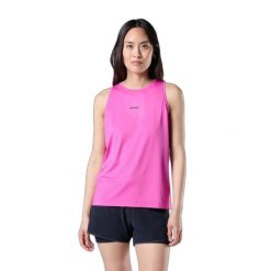 Damski tank top Rossignol Active. Czerwone topy Rossignol, bez wzorów, bez kołnierzyka, bez ramiączek. Za 292.00 zł.