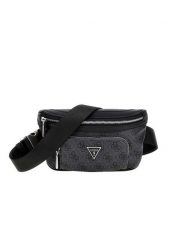 Guess Saszetka w kolorze antracytowym - 23 x 12 x 2 cm rozmiar: onesize. Czarne nerki i saszetki Guess, z aplikacjami, z materiału, sportowe, bez dodatków. Za 290.57 zł.