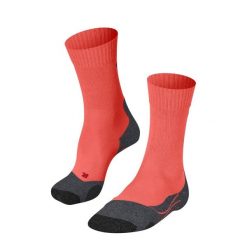 Skarpetki damskie Falke TK2 Explore. Brązowe skarpetki Falke, bez wzorów, z elastanu. Za 161.50 zł.