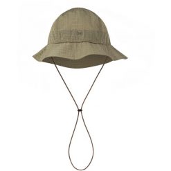 Kapelusz BUFF GO BUCKET HAT SOLID. Brązowe kapelusze Buff, bez wzorów, sportowe. Za 165.73 zł.