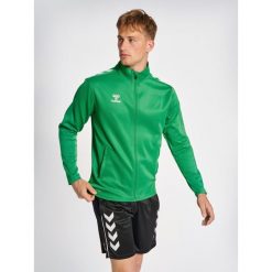 Bluza sportowa dla dorosłych Hummel Core XK Poly Zip Sweat. Zielone bluzy bez kaptura Hummel, xl, bez wzorów, bez kaptura. Za 212.50 zł.