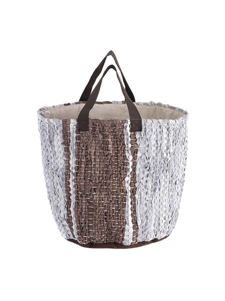 Tomasucci Torba w kolorze brązowym na zakupy - 30 x Ø 30 cm rozmiar: onesize. Brązowe shopper bag Tomasucci, bez wzorów, z bawełny, bez dodatków. Za 100.99 zł.