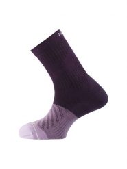 Skarpety trekkingowe damskie MILLET Ubic Crew Socks W merino. Niebieskie skarpetki Millet, bez wzorów, z dzianiny. Za 79.00 zł.