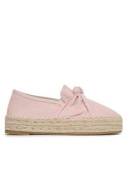 Jenny Fairy Espadryle WSS990-145 Różowy. Czerwone espadryle Jenny Fairy, bez wzorów, z materiału, bez obcasa. Za 99.99 zł.