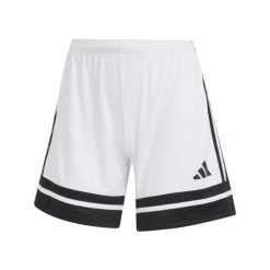 Spodenki Adidas Sport Squa25 Sho W Damskie. Białe szorty sportowe adidas, bez wzorów, z materiału, z standardowym stanem, na fitness i siłownię. Za 150.99 zł.
