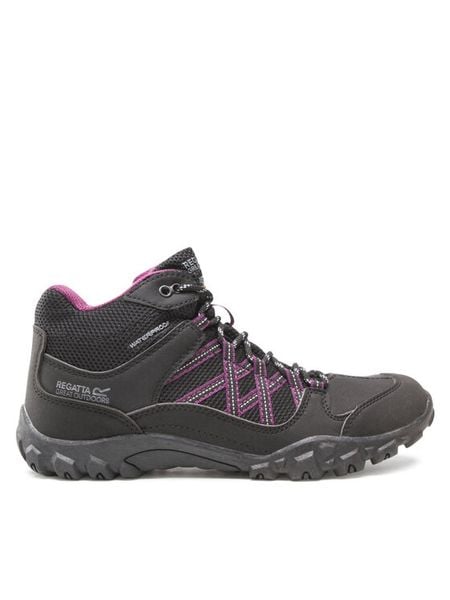 Regatta Trekkingi Lady Edgepoint Mid Wp RWF622 Czarny. Czarne buty trekkingowe Regatta, z materiału, bez zapięcia. Za 199.99 zł.