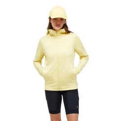 Bluza Peak Performance damska Rider Tech Zip Hood żółta - S. Żółte bluzy Peak Performance, s, bez wzorów, bez ramiączek, bez kaptura. Za 699.00 zł.