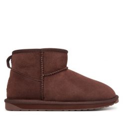 Śniegowce EMU Australia. Brązowe śniegowce Emu Australia, bez wzorów, bez zapięcia. Za 644.99 zł.