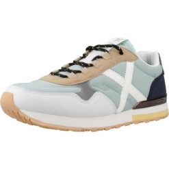 Buty MUNICH SUNSET Niebieski. Niebieskie buty trekkingowe munich, bez wzorów, z syntetyku, bez zapięcia, trekkingowe. Za 397.99 zł.