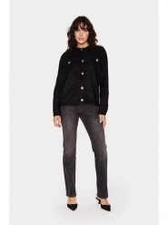 SAINT TROPEZ Kardigan "Isela" w kolorze czarnym rozmiar: XS. Czarne swetry Saint Tropez, xs, bez wzorów, bez ramiączek. Za 178.95 zł.