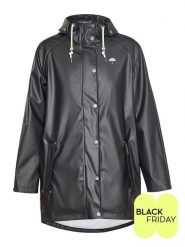 Schmuddelwedda Płaszcz przeciwdeszczowy w kolorze czarnym rozmiar: XL/XXL. Czarne płaszcze Schmuddelwedda, xl, bez wzorów, sportowe, bez kaptura. Za 630.99 zł.